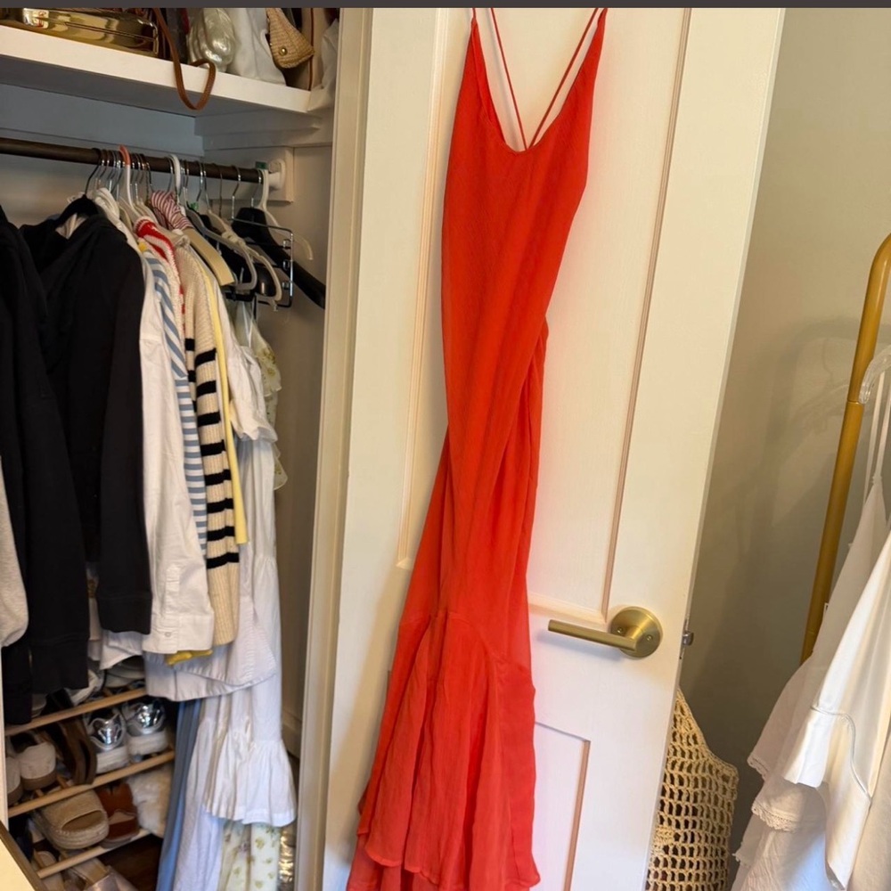 ASOS fishtail maxi dress